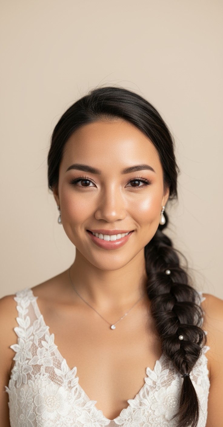 After Braid For Wedding